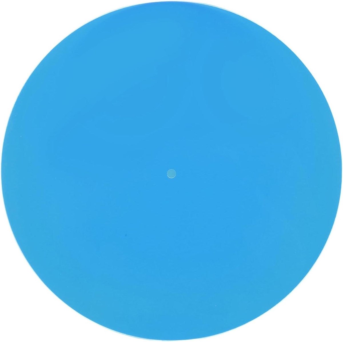 Draaitafelmat Acryl - Platenspeler Slipmat - Verbeterde Geluidskwaliteit - Vermindert Statische Elektriciteit - 300x300x3mm - Transparant blauw