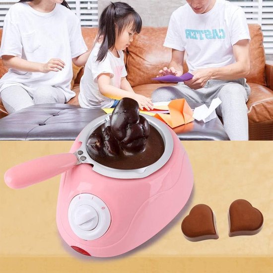 Mini Chocolade Smeltpot voor het Smelten van Chocolade en Snoep, Compact en Gebruiksvriendelijk (Roze, 12) van MINI — afbeelding 4