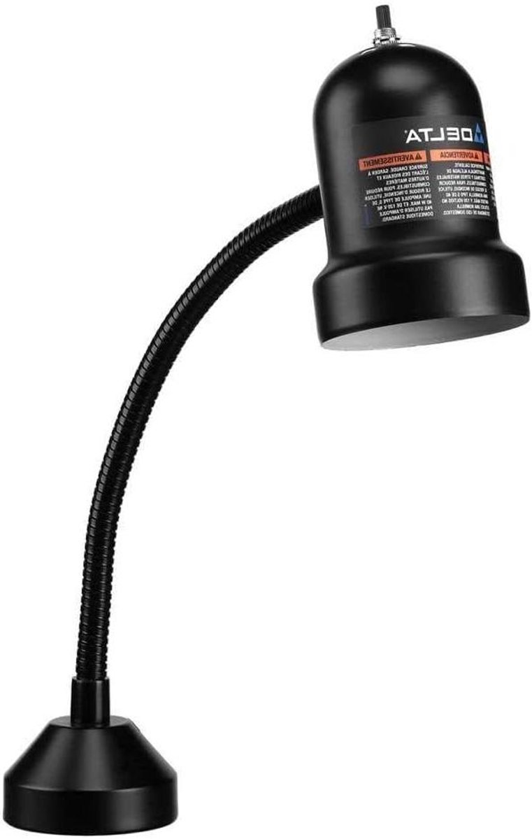 Magnetisch Werklicht - Werkplaatslamp Lamp - Gereedschap Verlichten - Flexibele Arm - 14 inch - Zwart
