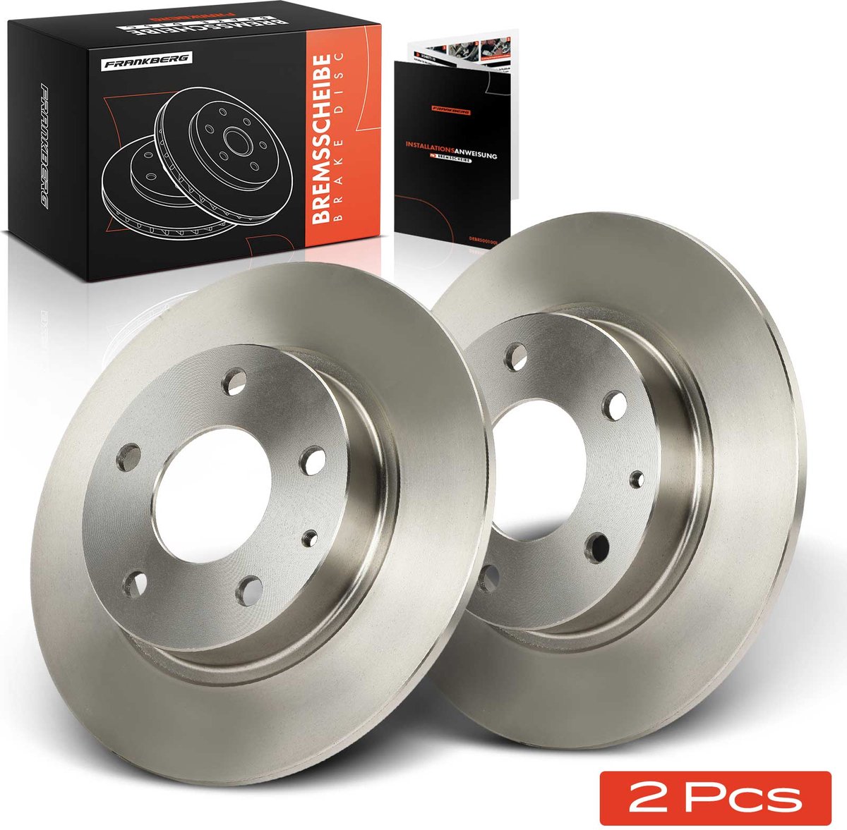 Frankberg 2x Remschijven Achteras voor Mazda