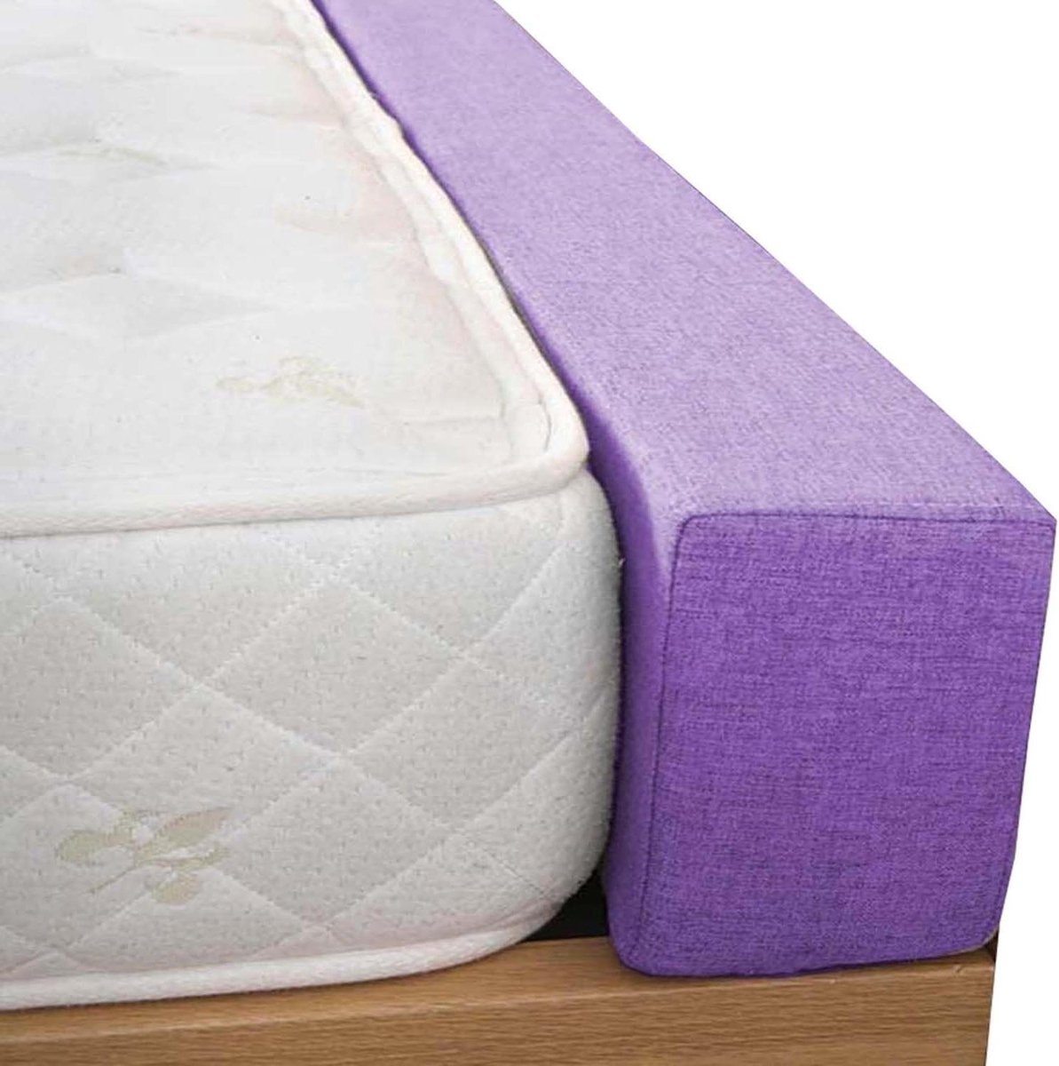 Bed Gap Filler - Matras Extender - Kieren Dichten - 45D Traagschuim Vulling - 200x5x250cm - Grijs