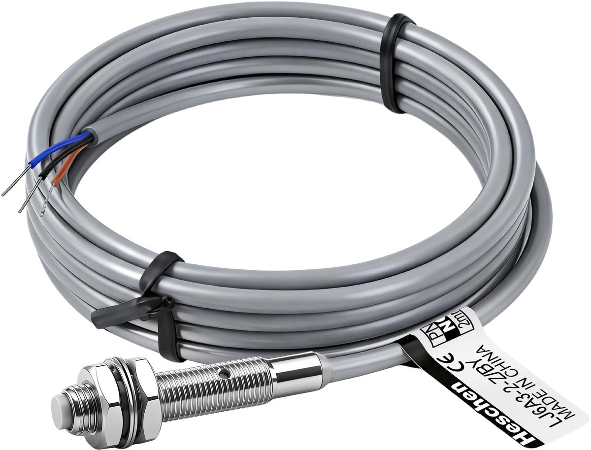 ONF3 - Inductieve Nabijheid Sensor - Normaal Open - Grijs - 2mm Detectie - 10-30VDC - Voor Muurbevestiging