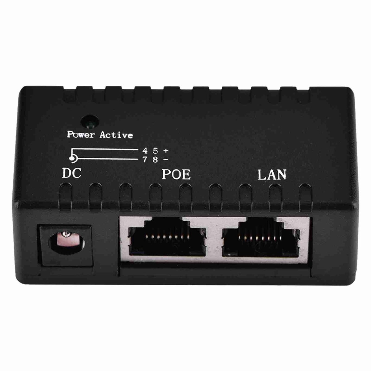 Dailygoody - Splitter Adapter - Power Over Ethernet - Zwarte kleur