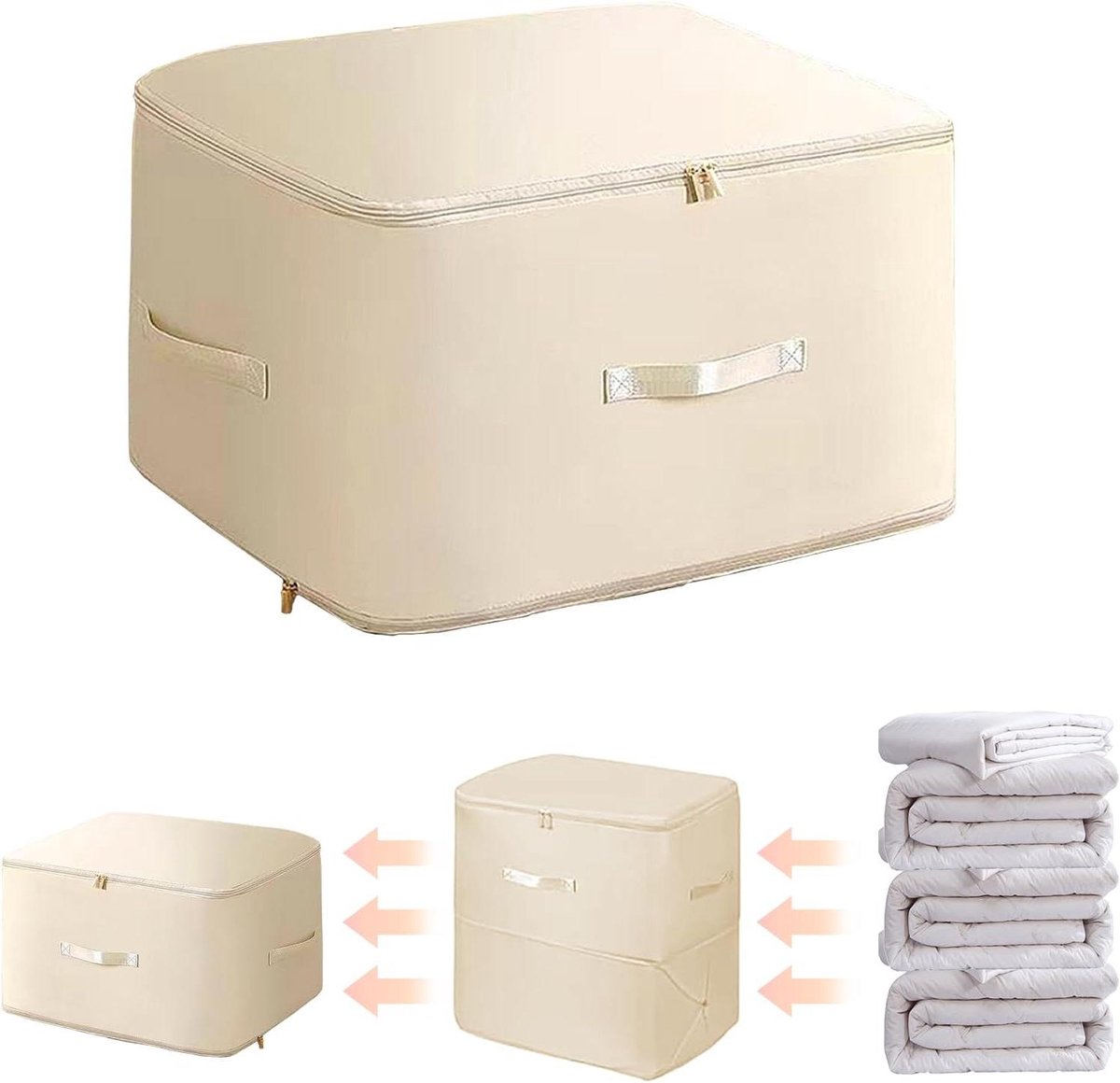 Comprimerende Organizer - Zelfcompressie Tas - Ruimte Besparen - Zelfcompressie Ontwerp - 53 x 42 x 60 cm - null