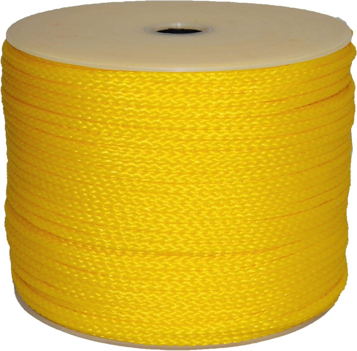 Polypropyleen Touw - Hollow Braid Touw - Watersport Toepassingen - Zweeft in Water - 3/8" x 250 Feet - Geel