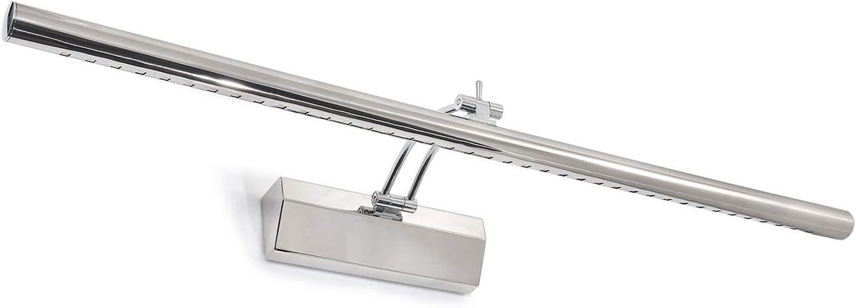 Wandlamp Binnen Olaf - Badkamerlamp LED - Verlichten van Ruimtes - Energiezuinige LED - 70cm - Chroom