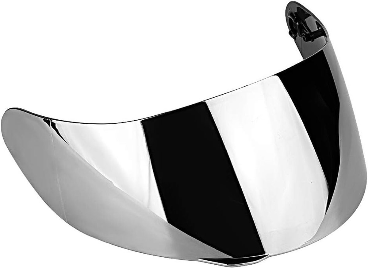 Motorfiets Helm Lens Visor, Volledige Gezicht Windscherm Bescherming voor Motorrijders, Geschikt voor AGV K1 K3 SV K5 K5-S (Zilver)