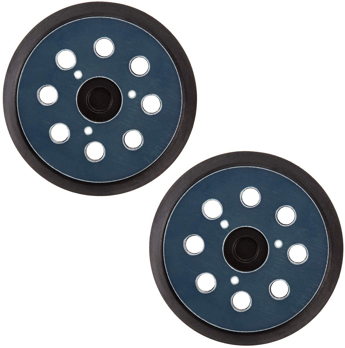 2 Stuks 8-Gat Schuurpad Vervangingspads voor Diverse Schuurmachines en Modellen