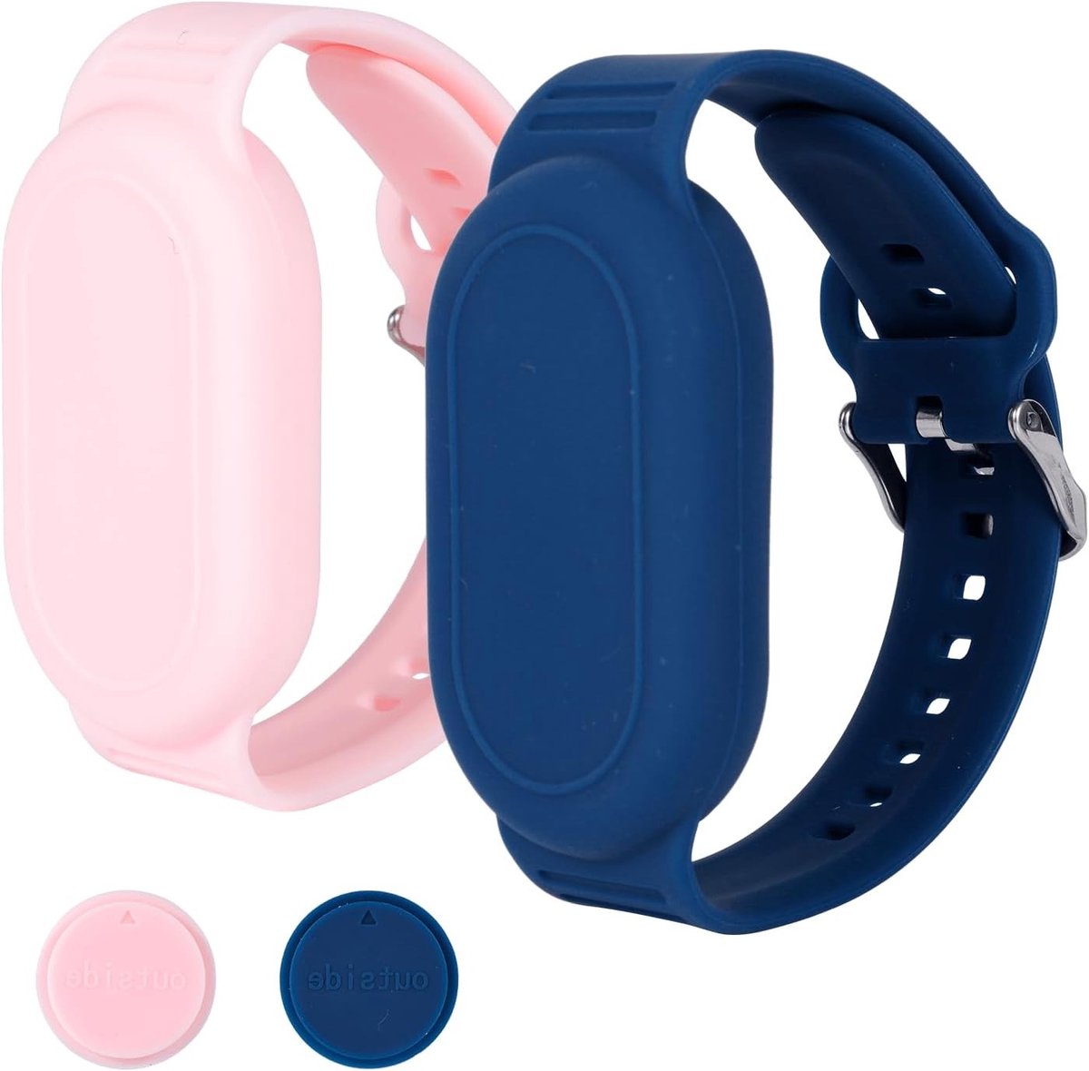 2 Stuks Waterdichte Silicone Armband voor SmartTag 2, Beschermende Hoes voor Kinderen en Ouderen, Volledige Dekking en Duurzaam Design