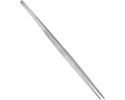Reptielen Voeden Tang - Aquarium Pincet - Voeden en Onderhoud - Chirurgisch Roestvrij Staal - 30 cm - Zilver