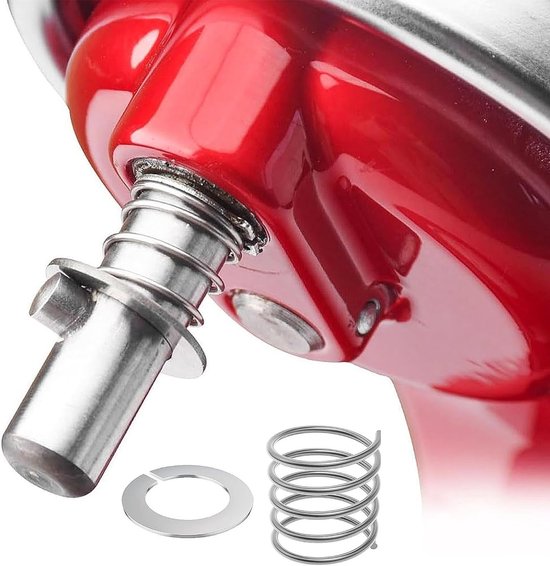 Veer en sluitring van roestvrij staal voor Kitchen Aid blender accessoires, set van 4 van veer — afbeelding 3