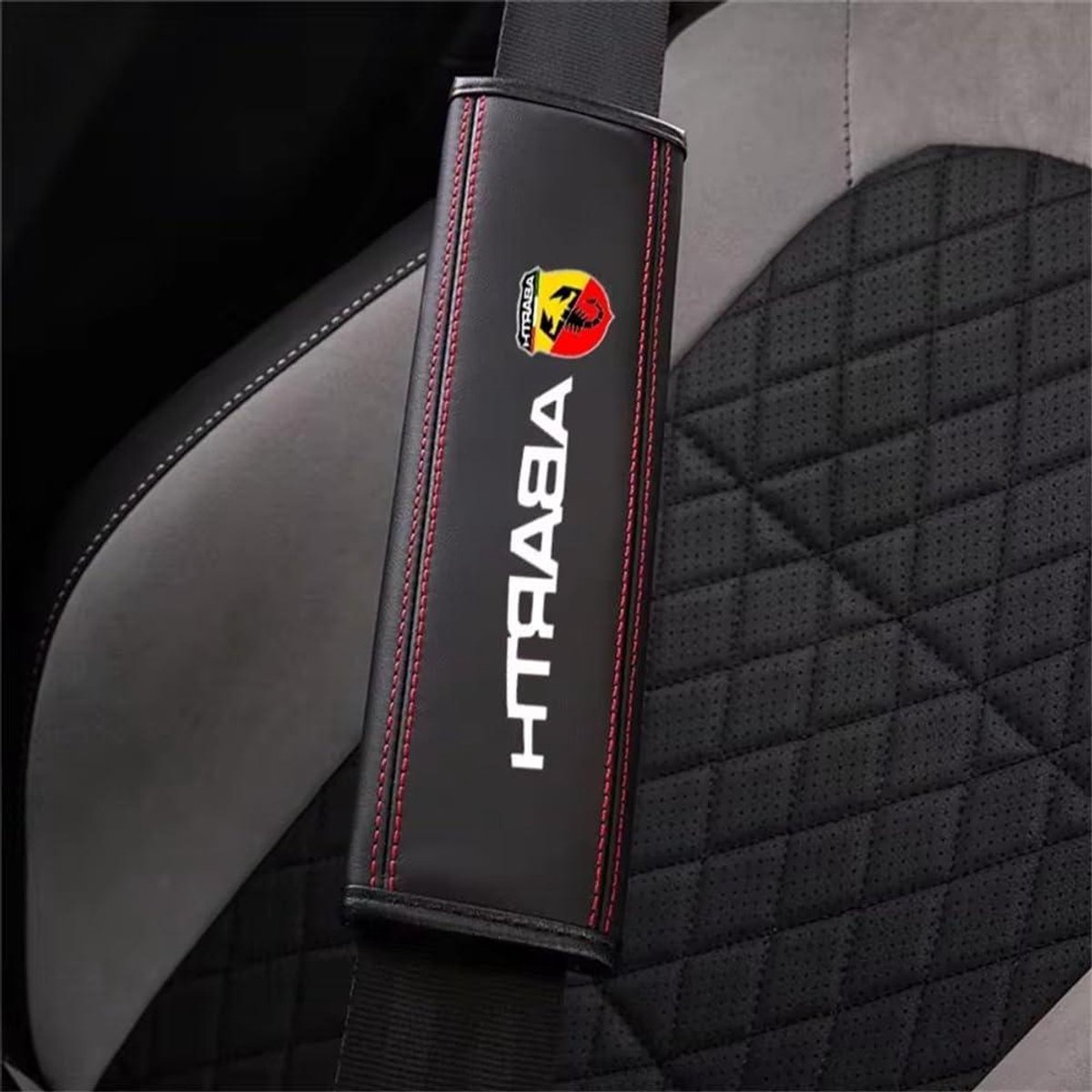Autogordel Pads - Gordel Beschermers - Veiliger Reizen - Huidvriendelijk Materiaal - 2 stuks - Zwart