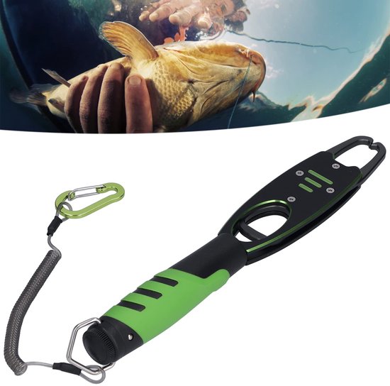 Allecto - Vis Lip Gripper - Vissen Gereedschap - Rubber Handvat - Grip Grabber - Perfect voor Zeevissen - Luchtvaart Aluminium — afbeelding 3