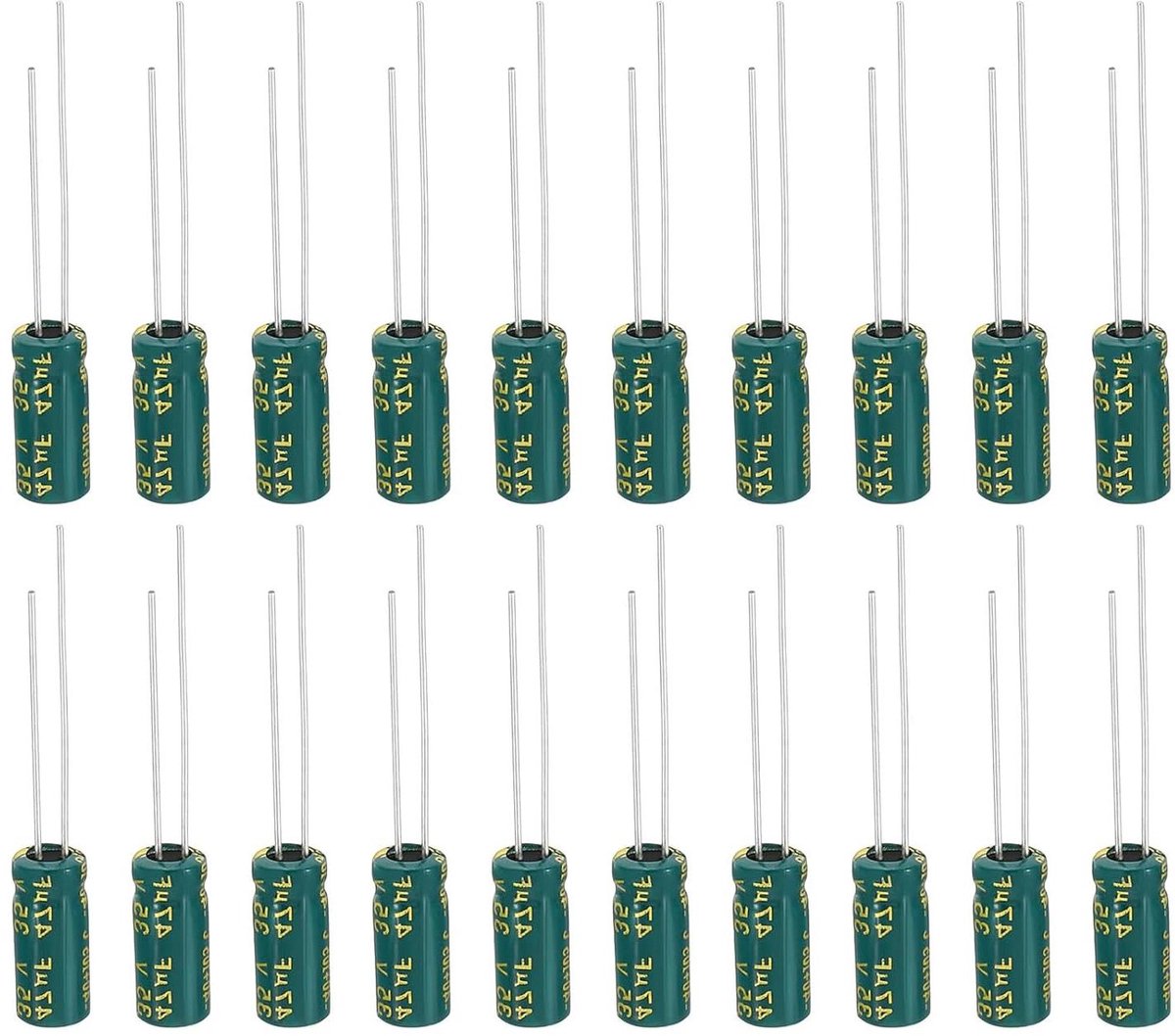 Elektrolytische Condensatoren - Aluminium Condensator - Elektronica Reparatie - Hoge Frequentie - 47uF 35V - Groen