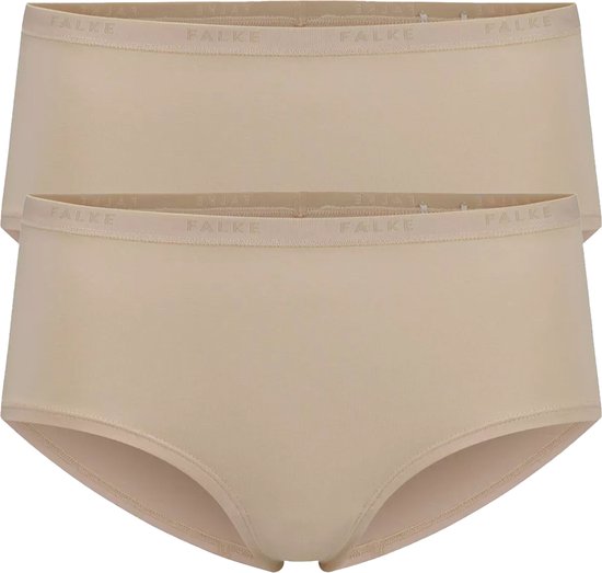 FALKE Daily Comfort Multipack ademend katoen broek van onderlaag dames beige - maat M