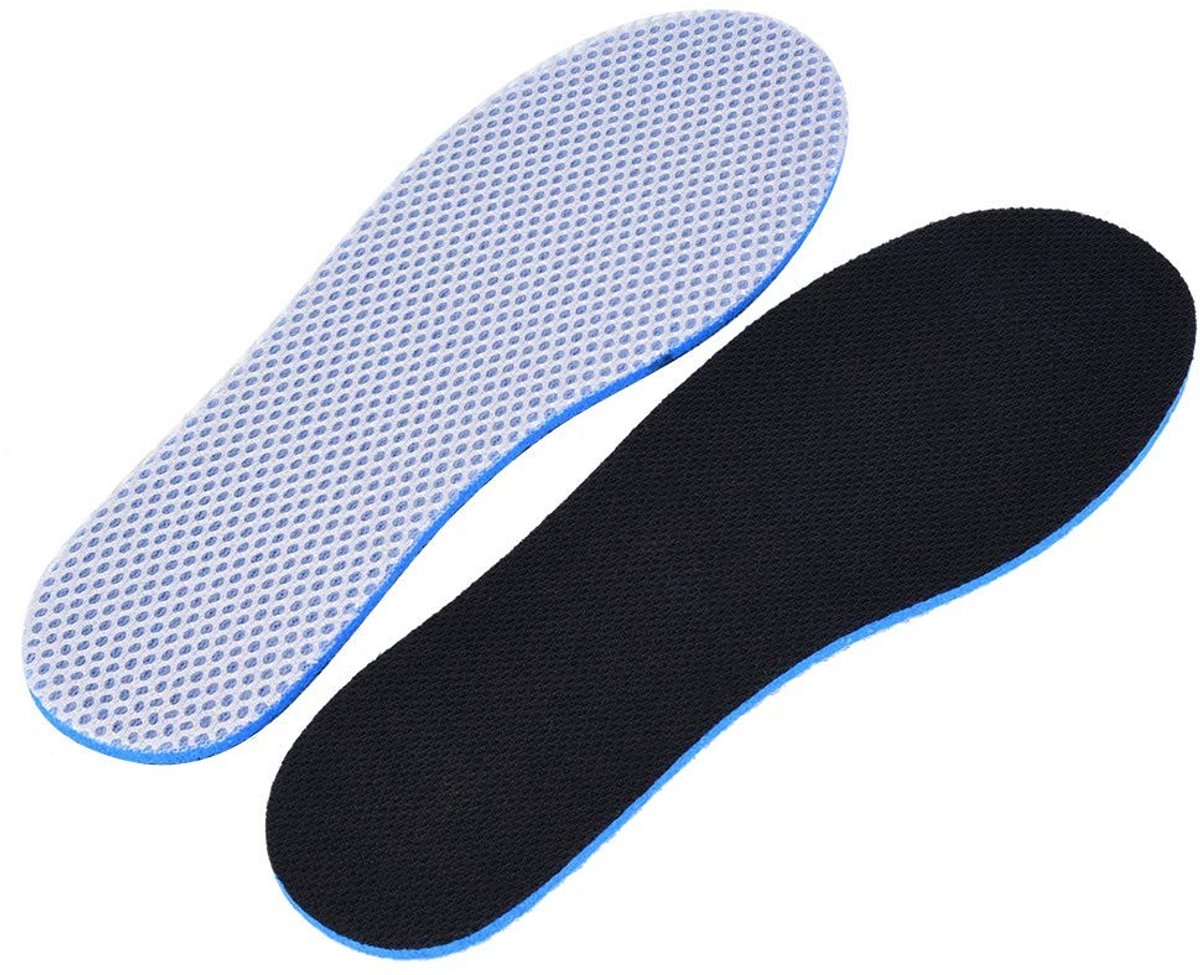 Allecto - Ademende schoeninlegzool - Comfortabele binnenzolen - Geschikt voor sportschoenen - Grijs - Vervangende inlegzolen - Voorwandelschoenen -...