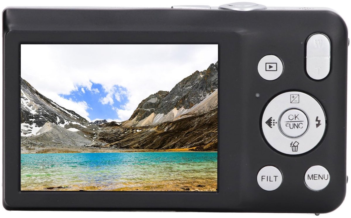 Allecto - Digitale Camera - 8K HD - Compacte camera met 16x zoom - Zwart - Perfect voor fotografie en video-opnames - Hoogwaardige beeldkwaliteit -...