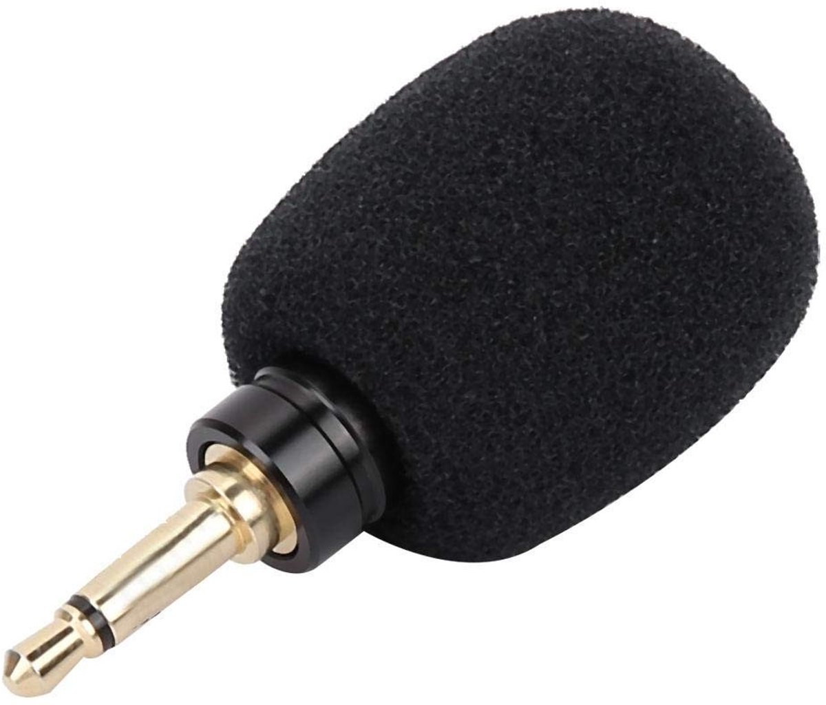 Allecto - Mini Microfoon - Hoge gevoeligheid - Lichtgewicht en draagbaar - 3.5 mm Jack - Geschikt voor smartphones en camera's - Omnidirectioneel