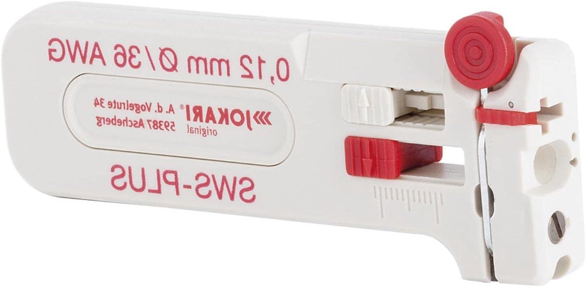 Draadstripper Precisie - Mini Stripper - Kleine Draden Strippen - Vast Stripbereik 025 mm - AWG 30 - Multicolor