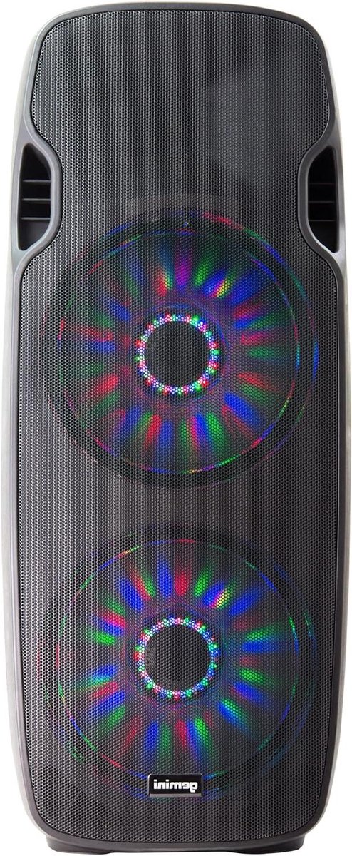 Actieve Luidspreker - Partybox Speaker - Feesten Muziek Afspelen - Dubbele 15 inch Woofers