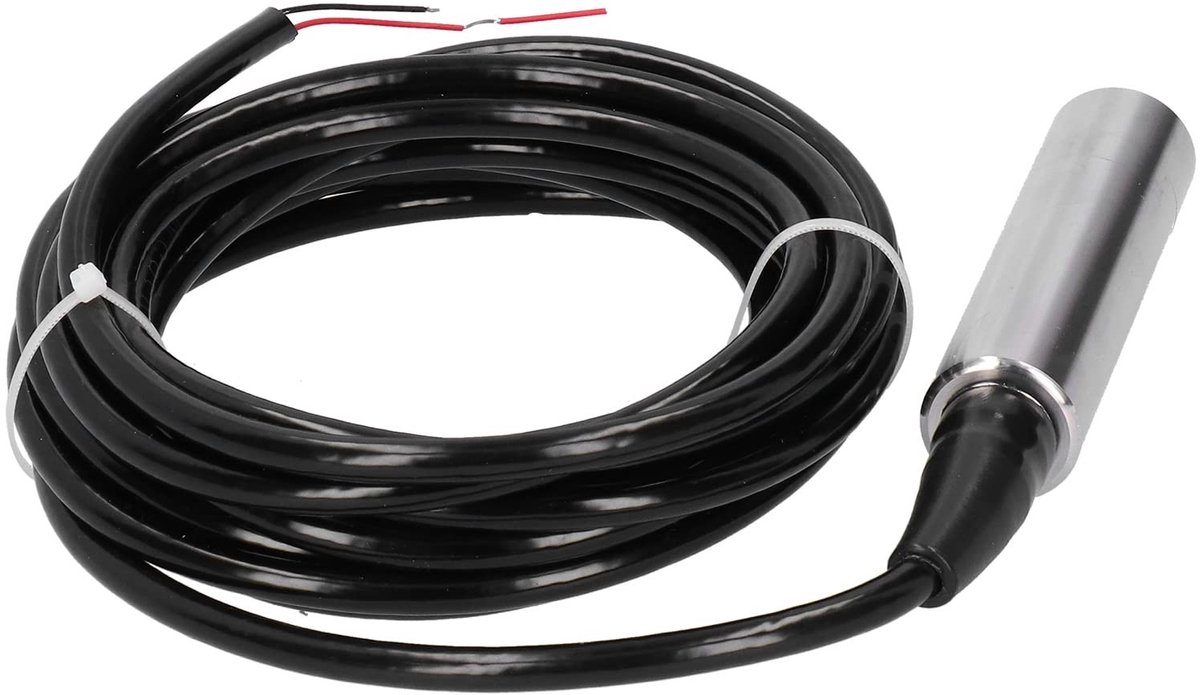 Allecto - Waterniveau Sensor - Nauwkeurige Vloeistofdiepte Meter - 5 Meter Kabel - 12-32VDC - Vloeistofdetectie - Betrouwbaar en Precisie - Geschik...