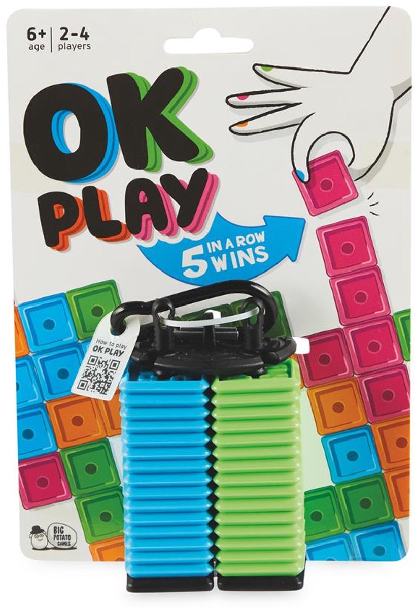 Asmodee bordspel OK Play kleurrijke tegels strategiespel - Vanaf 6 jaar - 2 tot 4 spelers