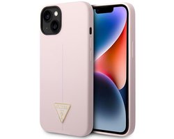 Guess Serie - Siliconen Hoesje - iPhone 14 Plus - Violette Glamour - Volledige Bescherming