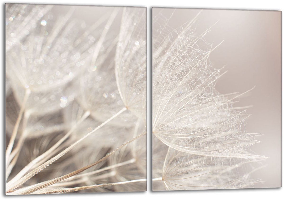 TMK ArtDeko - Snijplank - Kleurvolle Bloem - Glas - 2x40x52cm