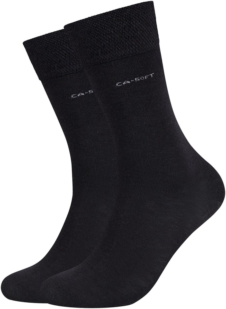 camano sokken unisex TENCEL wol temperatuurregulerend 2-pack zonder elastische band handgezoomd geschikt voor schoenen met membraan ca-soft boord zacht comfortabel verstevigde hiel en teen.