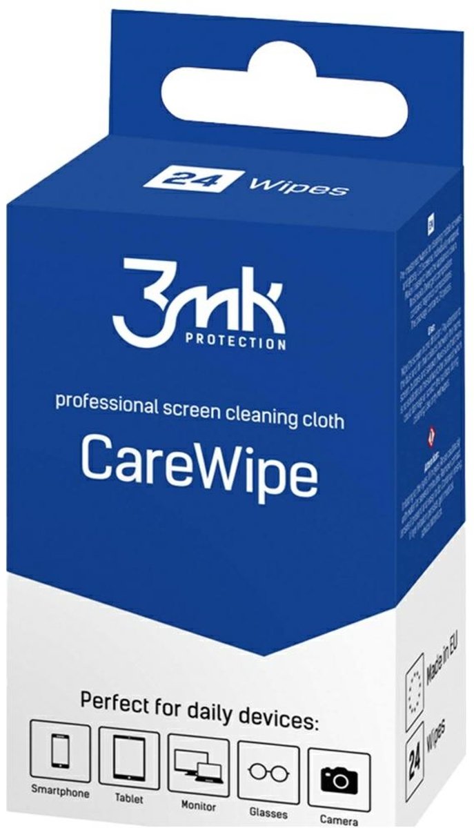 3mk CareWipe - set van 24 doekjes bevochtigd met een reinigingsmiddel voor smartphones