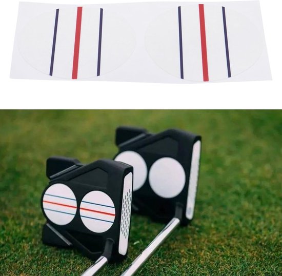 10 Vel (20 Cirkelstickers) Golfstickers voor Putter met Golfbal Uitlijning - Diameter 37mm, Perfect voor Golfliefhebbers, Verbeter je Puttechniek en Precisie van Merkloos — afbeelding 2