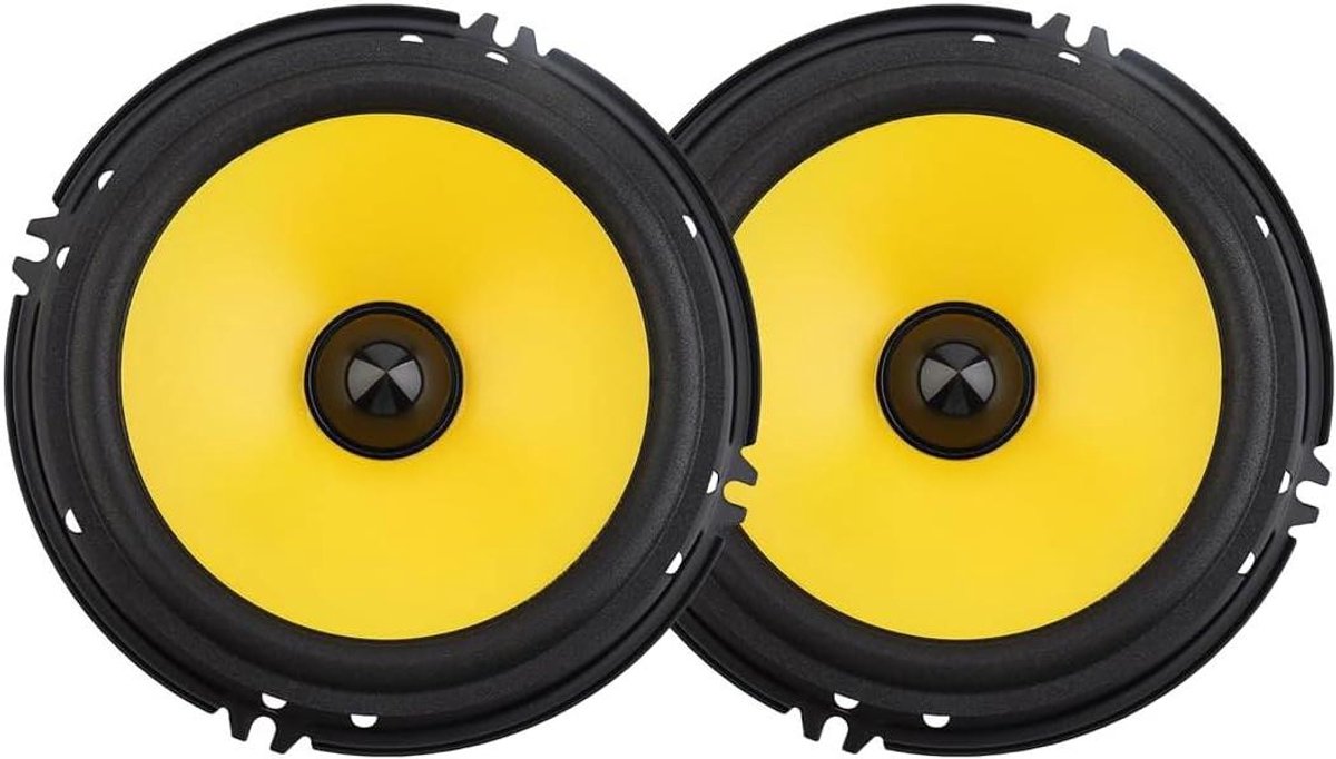 Autoluidsprekers - Muziek speakers - Auto geluid - Volledig basbereik - 6 inch - Zwart
