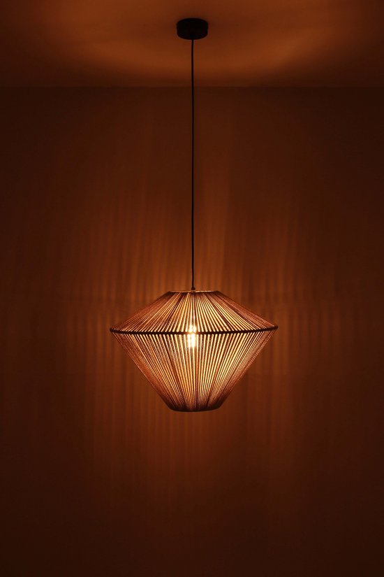 Light & Living Hanglamp Felida - Crème - Ø53cm - Modern - Hanglampen Eetkamer, Slaapkamer, Woonkamer
