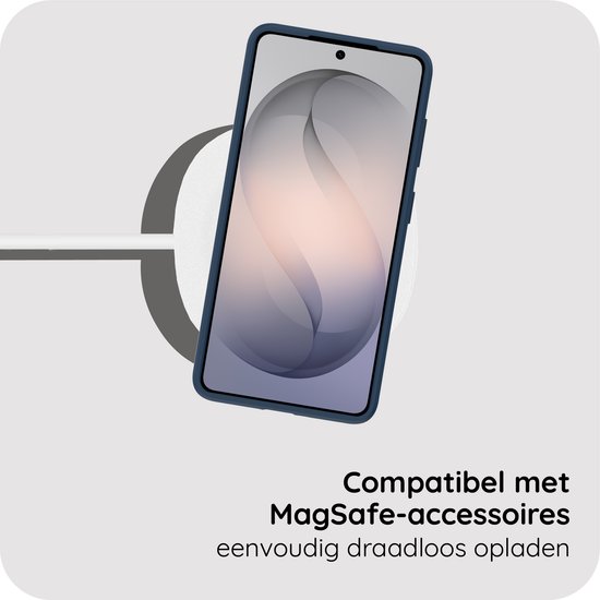 Telefoonhoesje compatibel met MagSafe-accessoires, voor eenvoudig draadloos opladen.