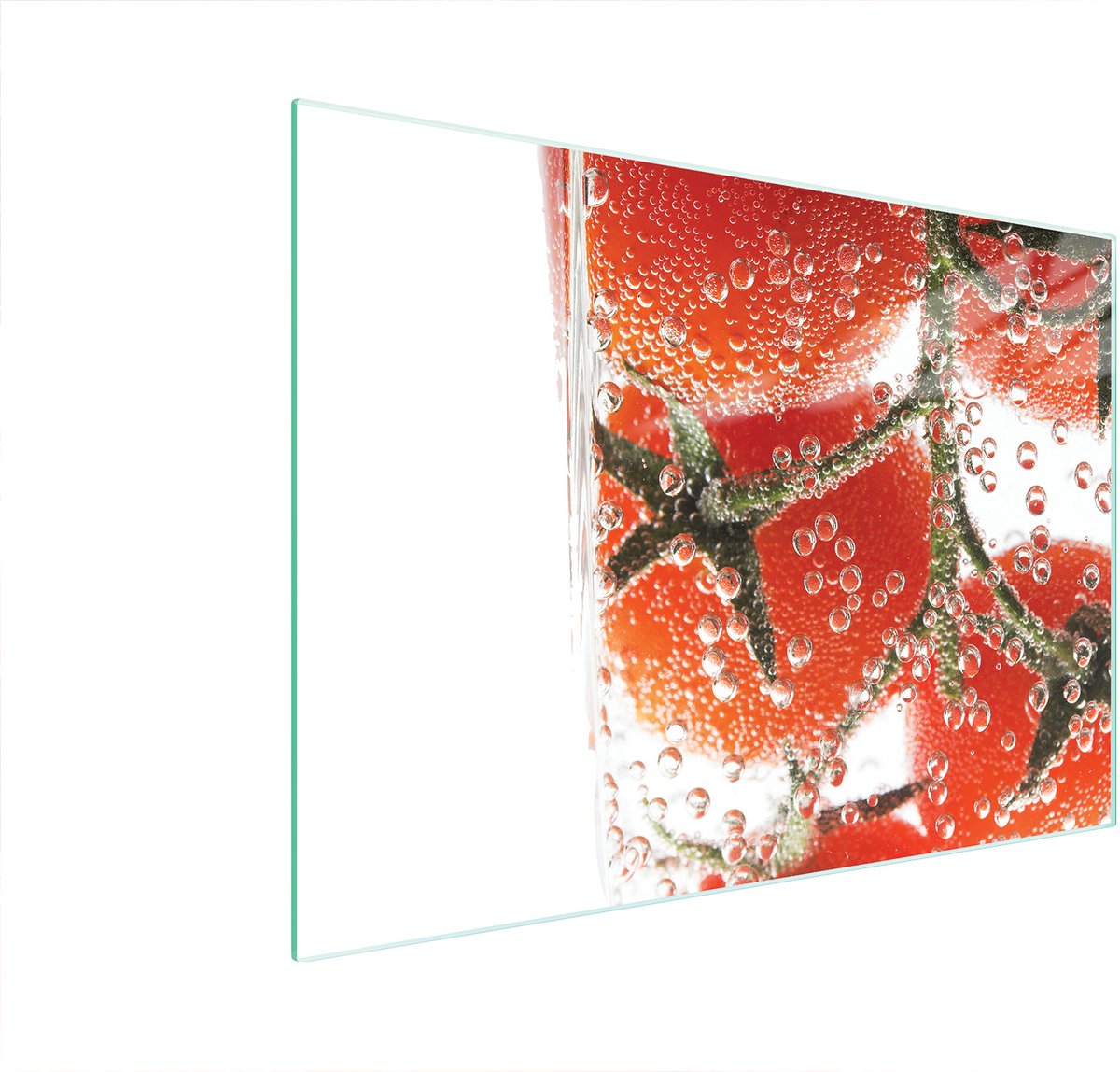 TMK ArtDeko Serie - Glazen Snijplank - 40x30 cm - Pomidor - Antislip
