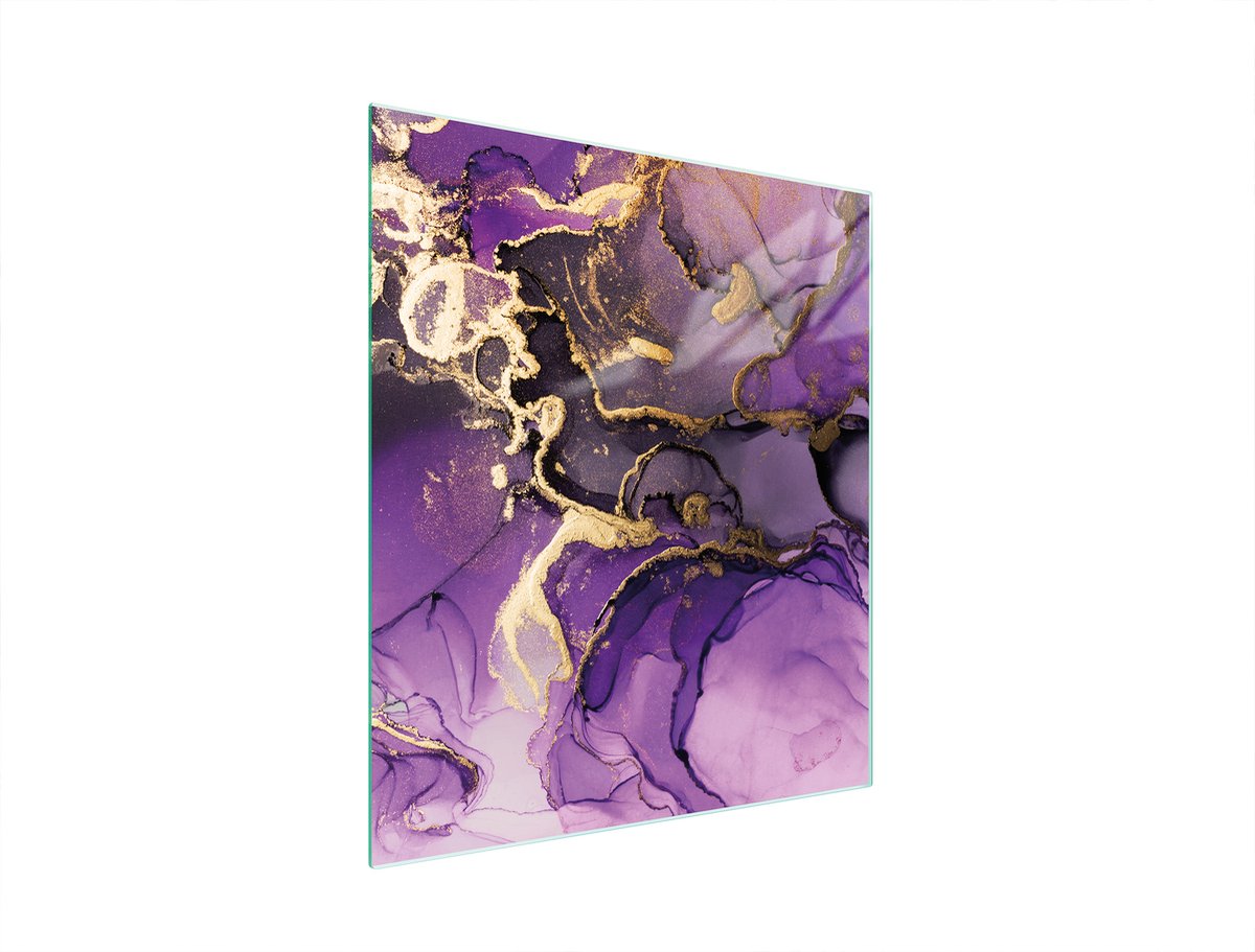 TMK ArtDeko - Snijplank - Glas - 45x52 cm - Violette