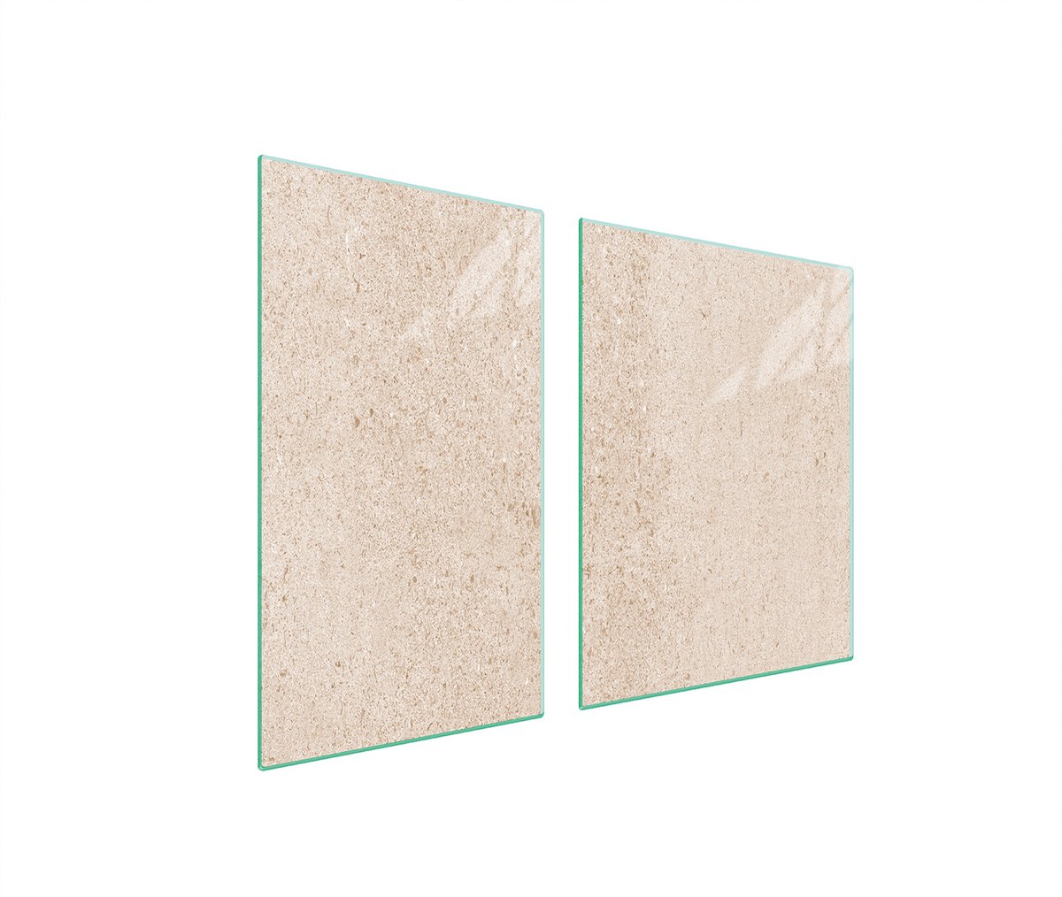 TMK ArtDeko - Snijplank - 100x52 cm - Beschermplaat - Gehard Glas