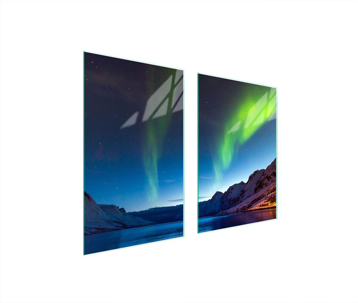 TMK ArtDeko - Zorza Schermplaat - Gehard Glas - 65x52 cm