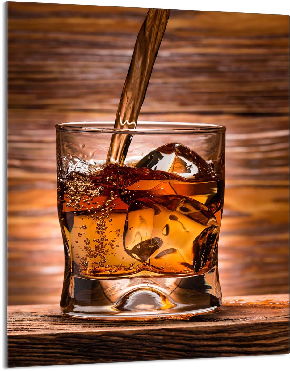 TMK ArtDeko - Snijplank Glas - 40x52 cm - Whisky - Meervoudig Gebruik