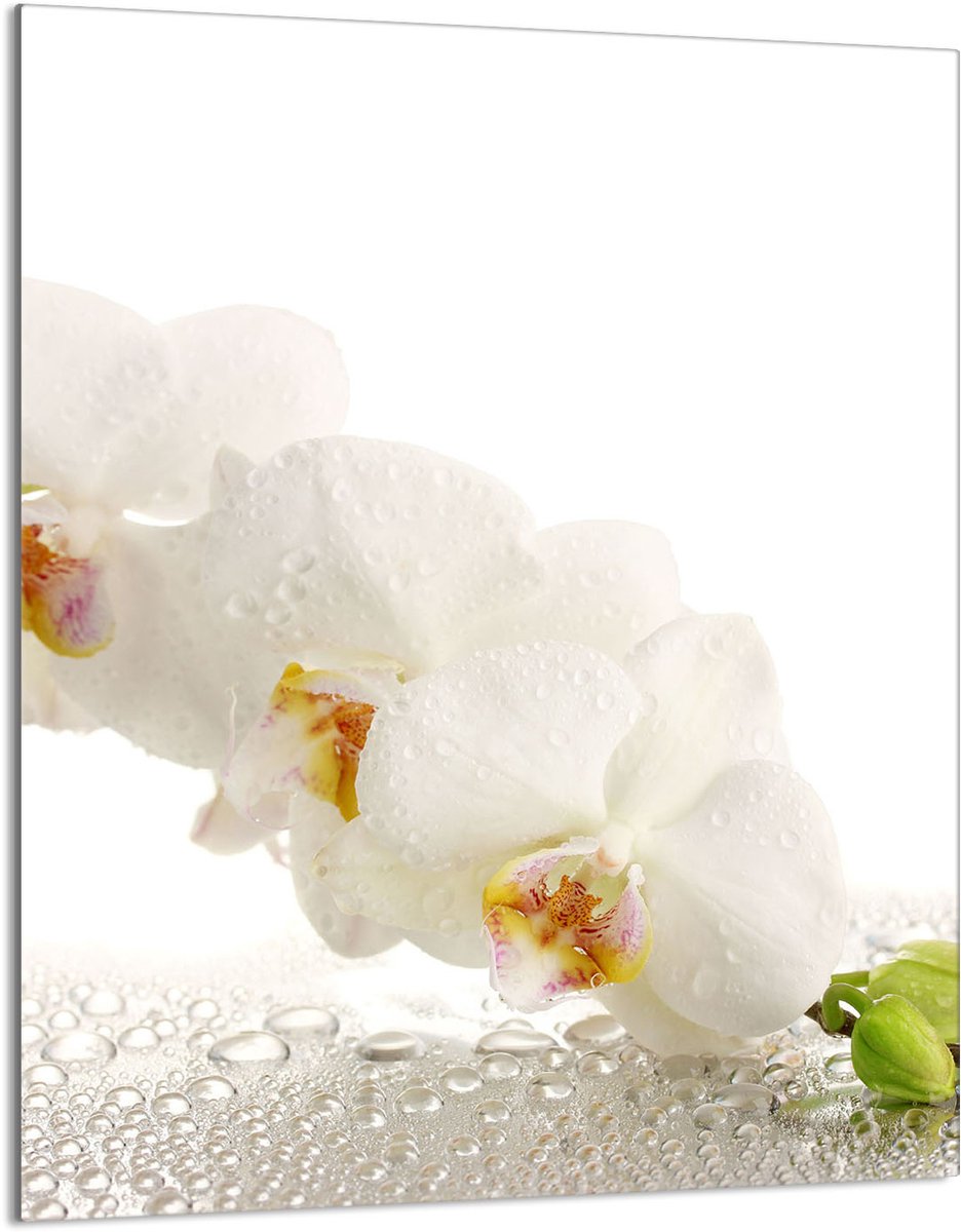 TMK ArtDeko - Snijplank van getemperd glas - 40x52 cm - Orchidea - Beschermpaneel