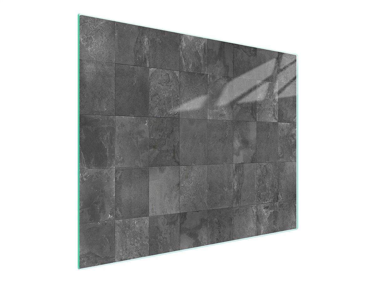 TMK ArtDeko - Snijplank Glas - 52x30 cm - Grijs