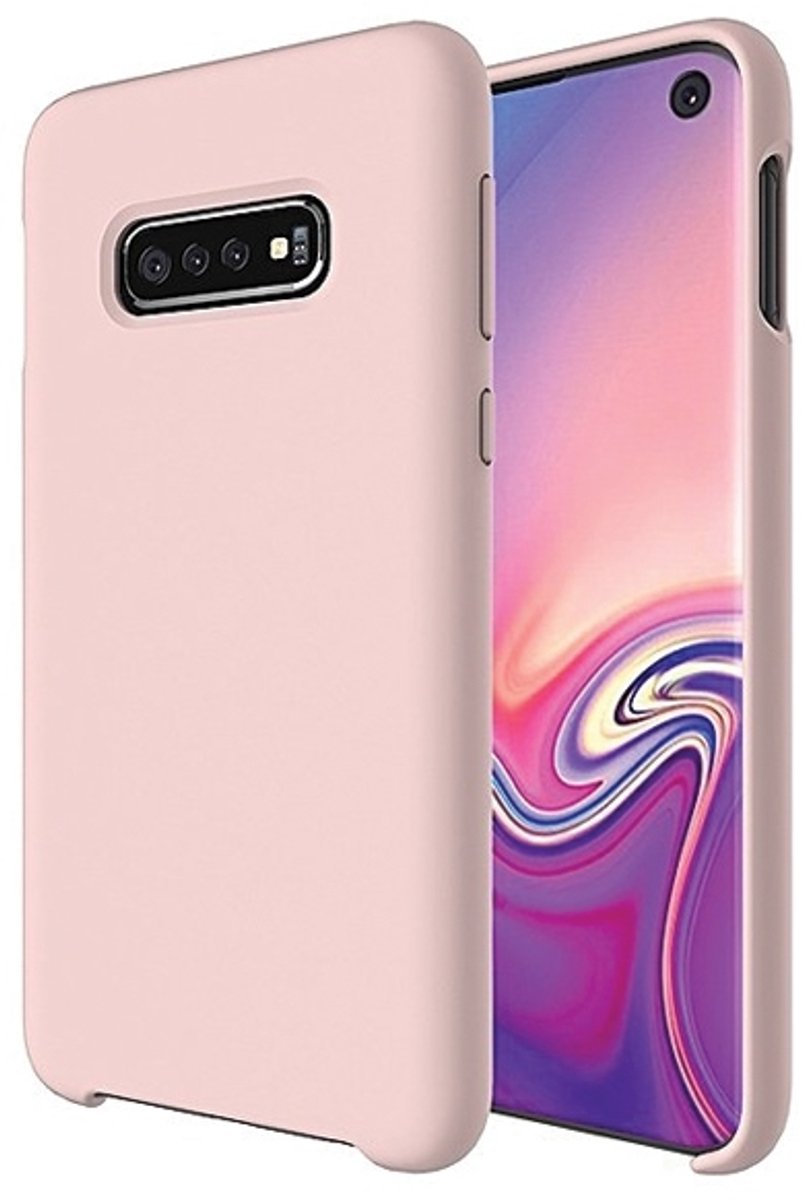 Beline Silicone - Hoesje Voor Mobiele Telefoon - Samsung S20+ - Różowo-goud - Schokbestendig