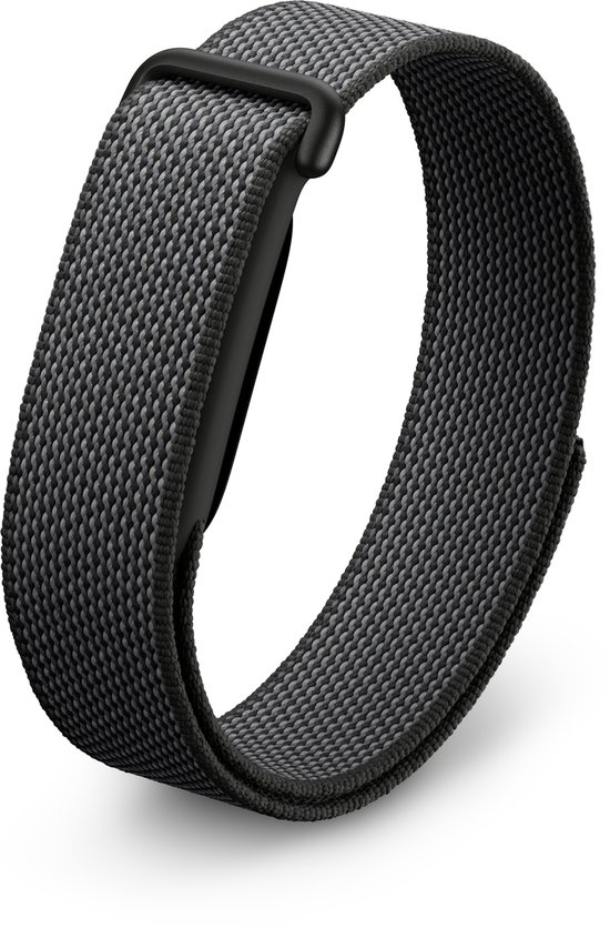 Google Fitbit Air Obsidian - Activitracker - Met zwart Actiesportbandje met klittenband