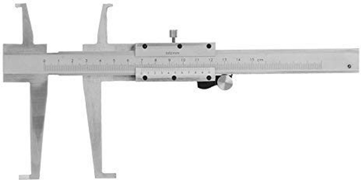 aladdien - Vernier Caliper - Precisie Meetinstrument - Hoge Nauwkeurigheid - 9-150mm - Duurzaam Carbon Staal - Geschikt voor Machining - Meet Inner ...