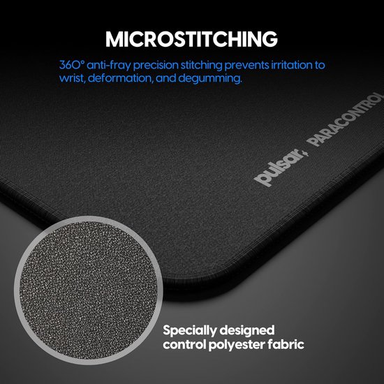Gaming Muispad - Gaming Pad - Snelle Bewegingen - Hybride Bovenoppervlak - 419 x 330 mm - Zwart van Merkloos — afbeelding 3