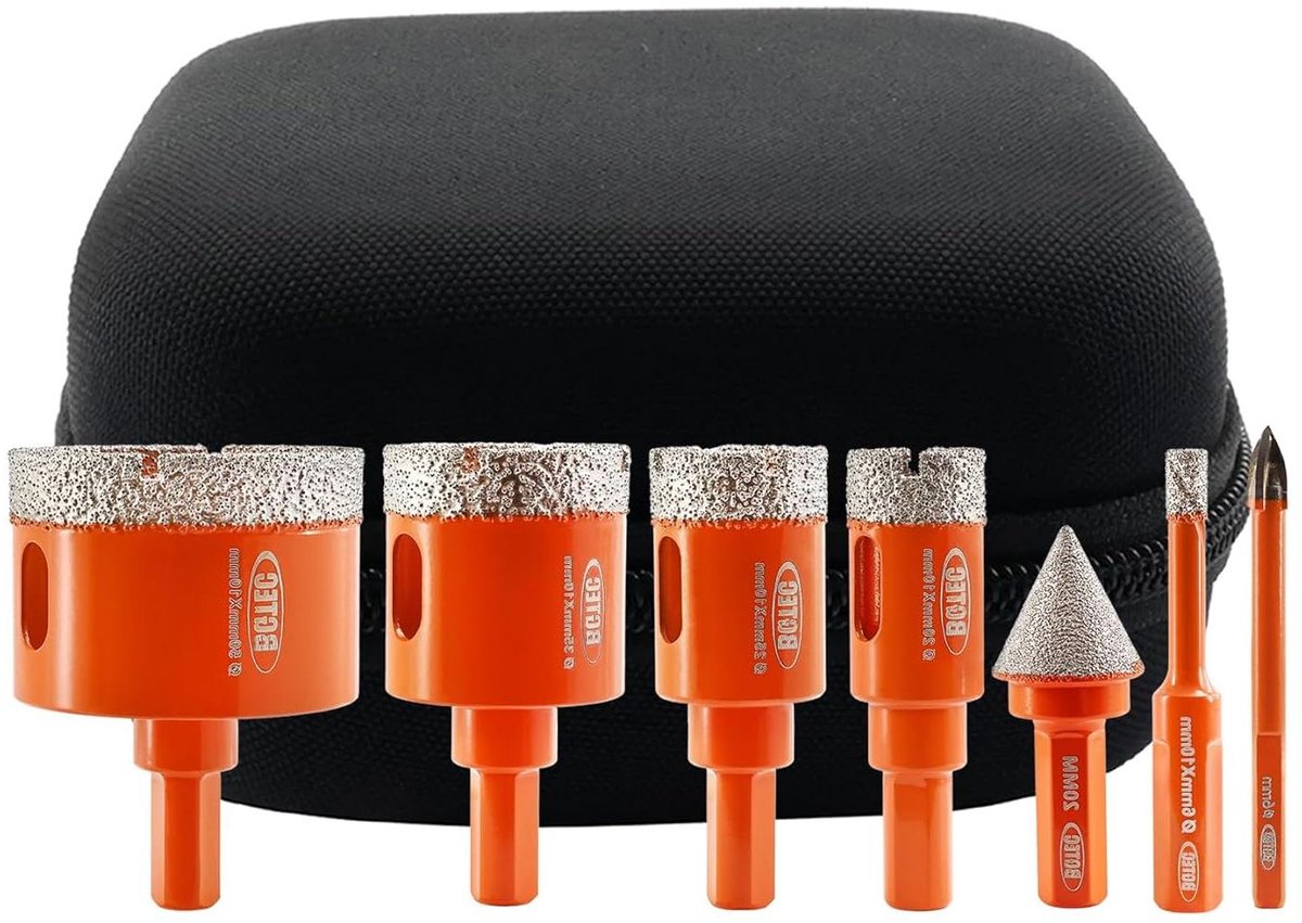 Diamant Boor Kit - Gatzag Tegelsnijder - Tegels Boren - Verbeterd Ontwerp - 8 stuks 6-50mm - Niet gespecificeerd