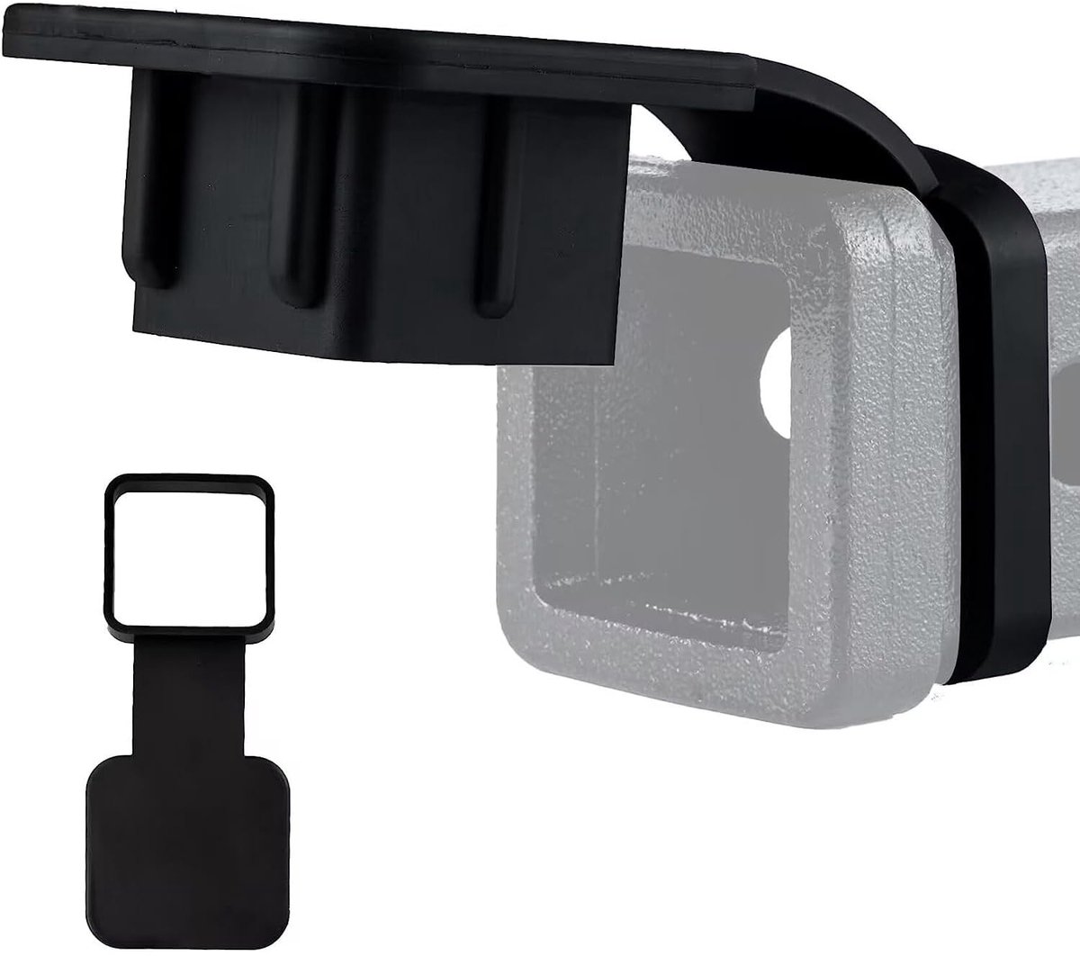 Allecto - Tow Bar Cover - Robuuste Rubber Plug - 2 Inch Ontvanger - Bescherming tegen weersinvloeden - Geschikt voor aanhangwagens - Zwart