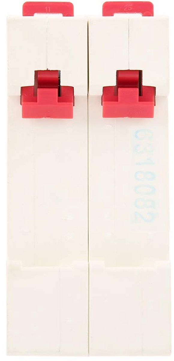 Allecto - DC Circuit Breaker - 63A 2P voor Overload en Kortsluitbeveiliging - Betrouwbare Beveiliging tot 6kA - Voor Elektrische Installaties - Vei...