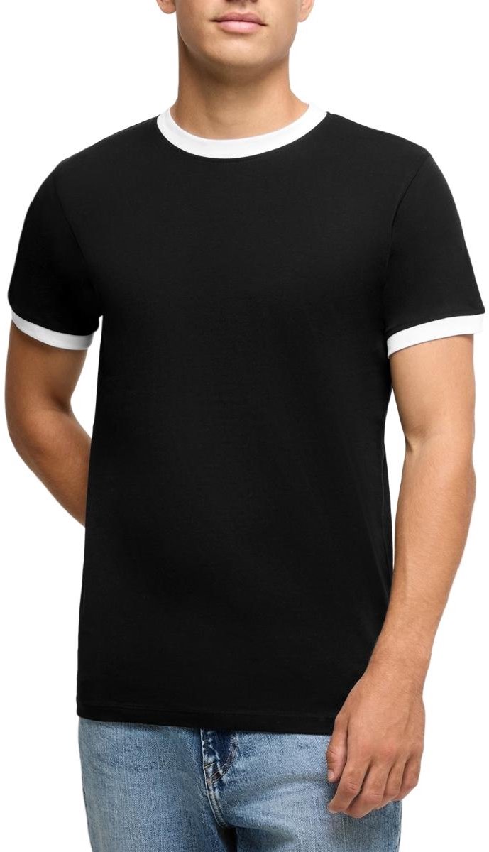Star Wars Mandalorian Baby Yoda Lelijk Kerst Mannen Contrast Shirt
