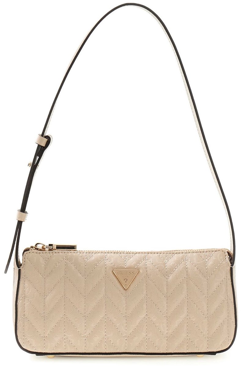 GUESS schoudertas Stacey Mini Shoulder Bag Light Beige